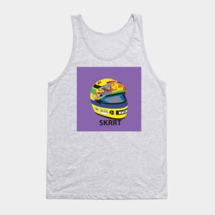 Psychedelic F1 Helmet Tank Top